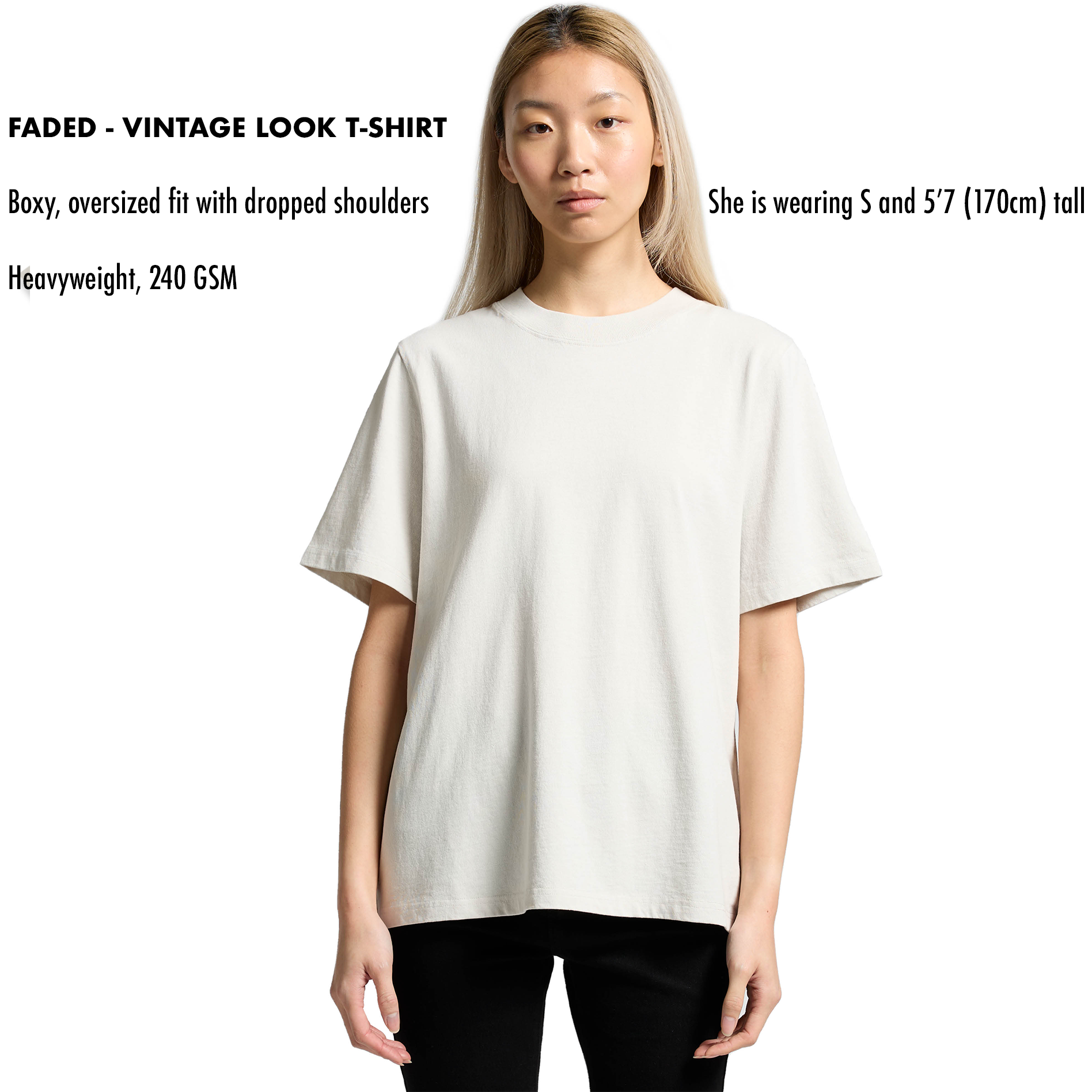 Upside Down Oversized Vintage T Shirt