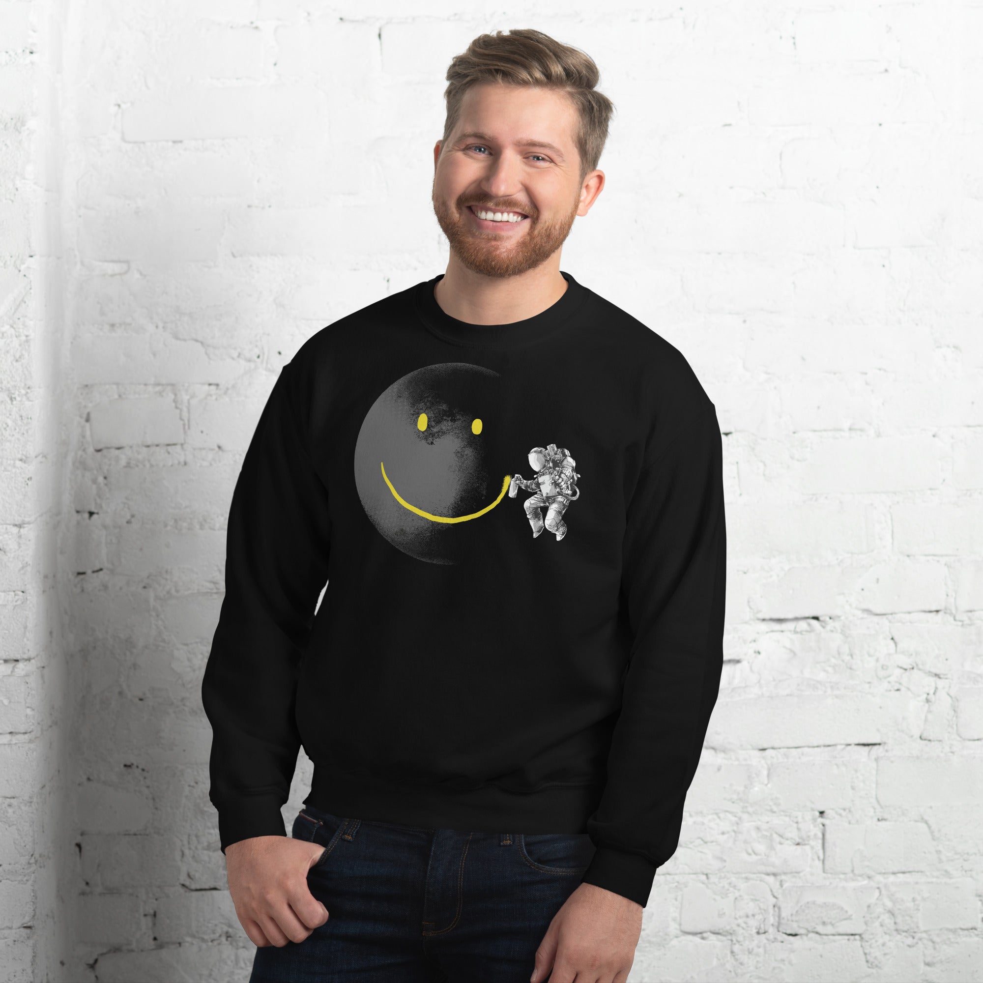 Smile sweatshirt online