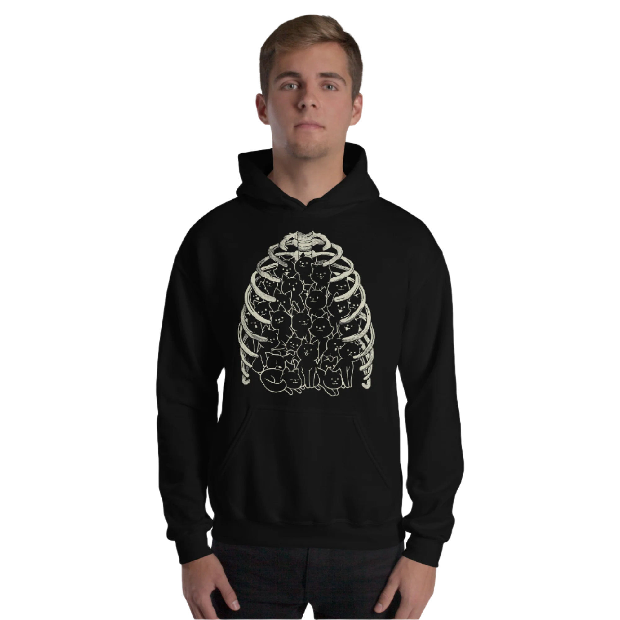 Cat Rib Cage Hoodie