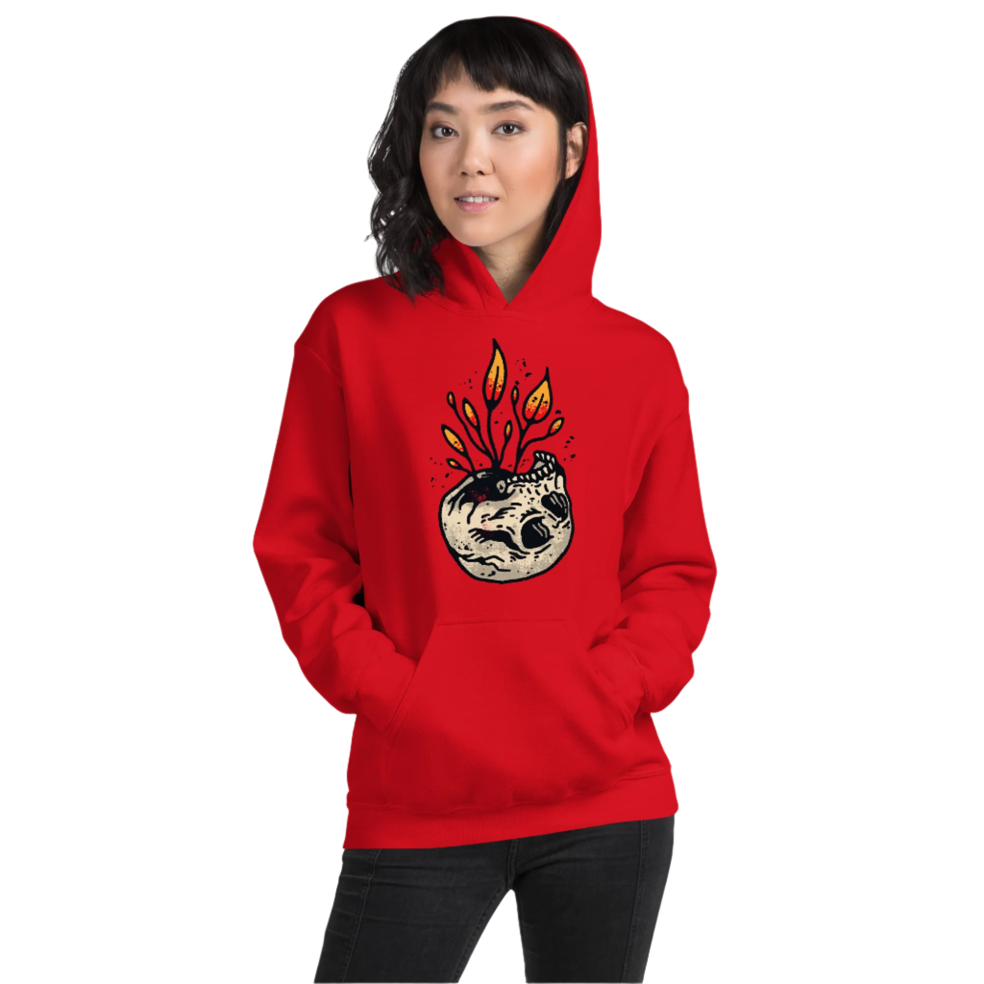 Down hoodie pullover shop